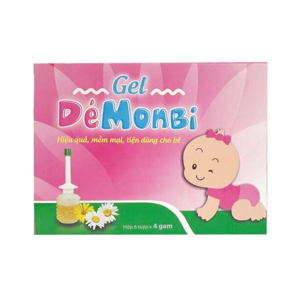 Démonbi Gel Hộp 6 tuýp - Điều Trị Trẻ Táo Bón