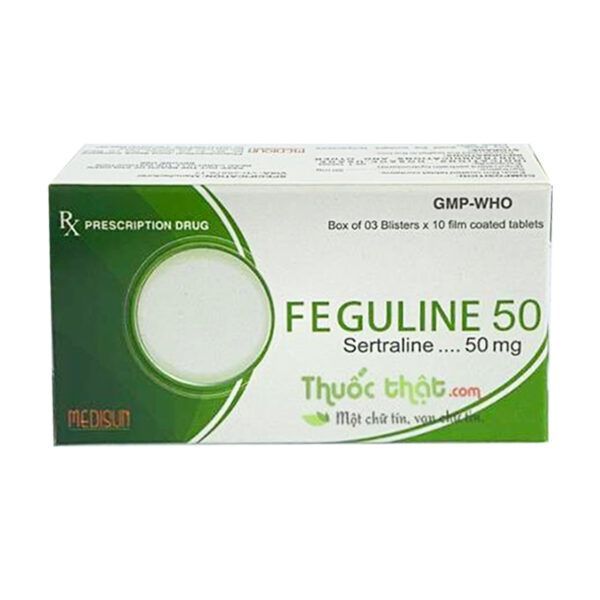 Feguline Hộp 30 Viên - Hỗ Trợ Điều Trị Bệnh Trầm Cảm