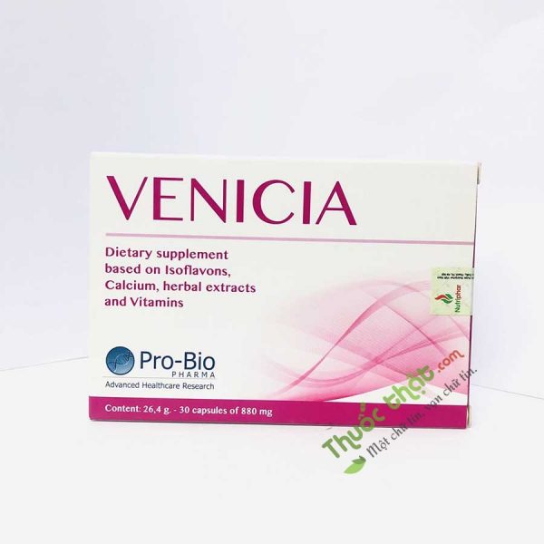 Venicia Hộp 30 Viên - Cân Bằng Nội Tiết Tố Nữ
