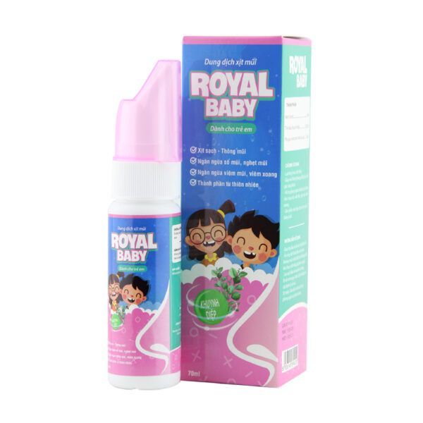 Royal Baby Cho Trẻ Em Hộp 70ml - Phòng Ngừa Các Bệnh Về Mũi