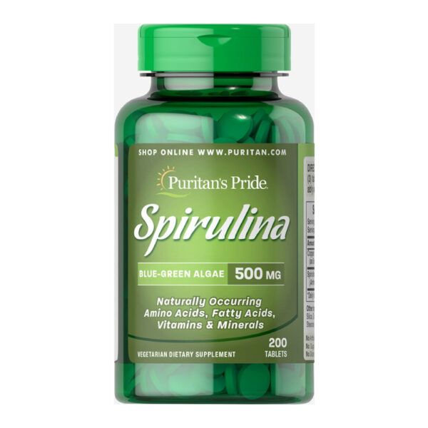 Spirulina 500mg Lọ 200 Viên- Viên Uống Tảo Xoắn