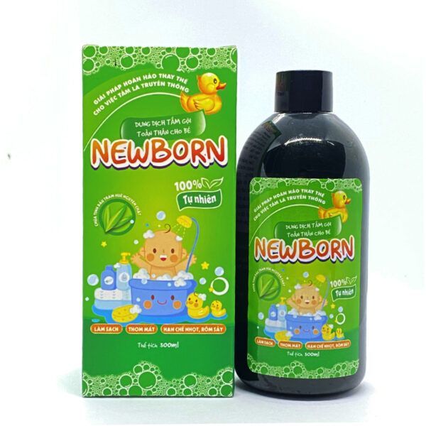 NEWBORN Chai 300ml - Giữ Da Bé Luôn Mềm Mại, Thơm MáT