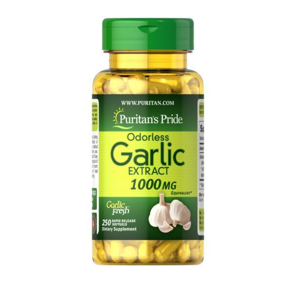 Odorless Garlic 1000mg Lọ 100 Viên - Viên Uống Tinh Dầu Tỏi