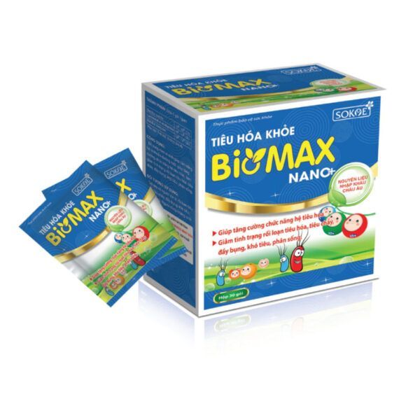 Bio Max Nanc Hộp 30 Gói - Cân Bằng Hệ Vi Khuẩn Đường Ruột