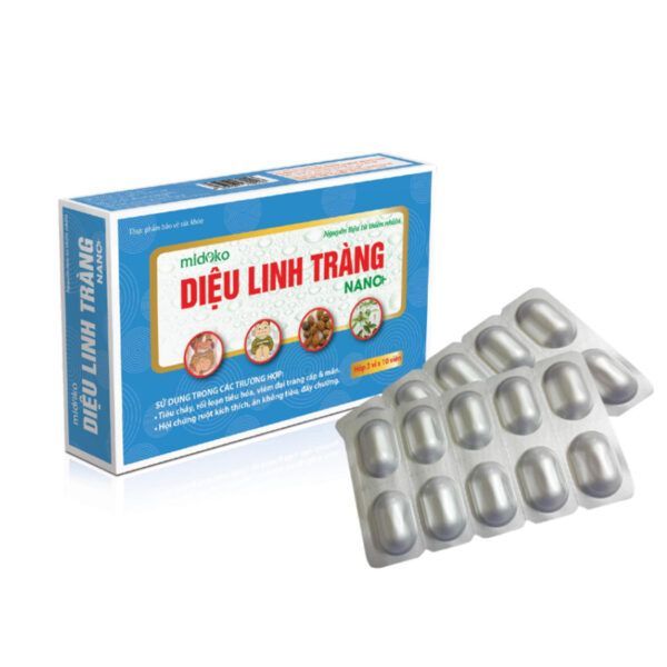 Diệu Linh Tràng Nanc Hộp 30 Viên - Giảm Các Triệu Chứng Viêm Đại Tràng