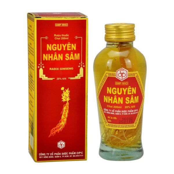 Nguyên nhân sâm chai 200ml