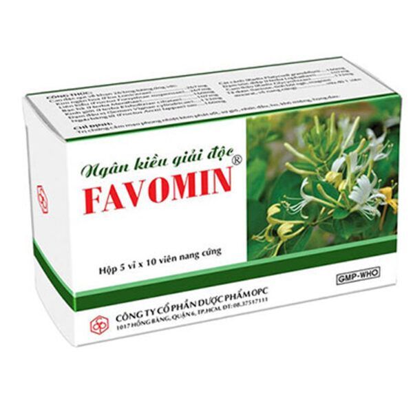 Ngân Kiều giải độc Favomin