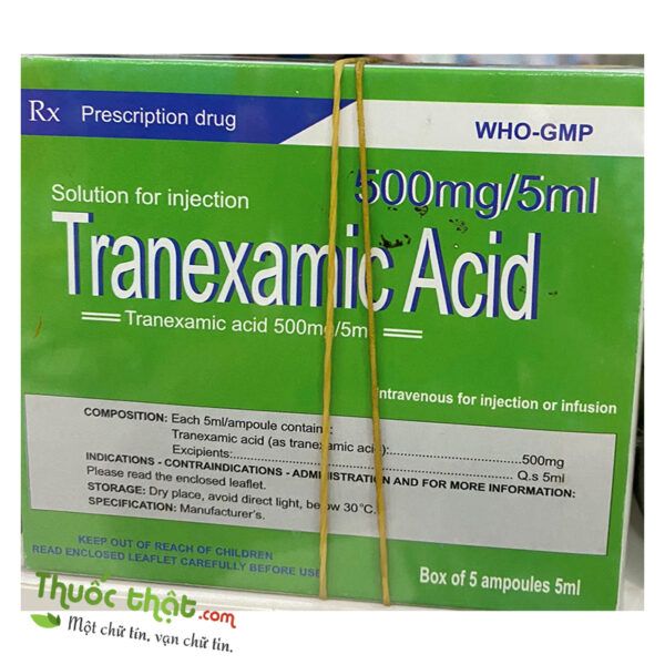 Tranexamic Acid 500mg 5ml