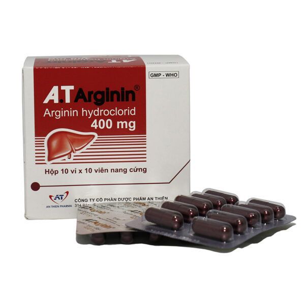 A.T Arginin 400mg Hộp 100 Viên