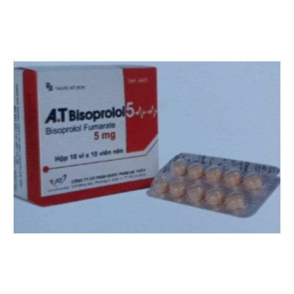 A.T Bisoprolol 5 hộp 100 viên