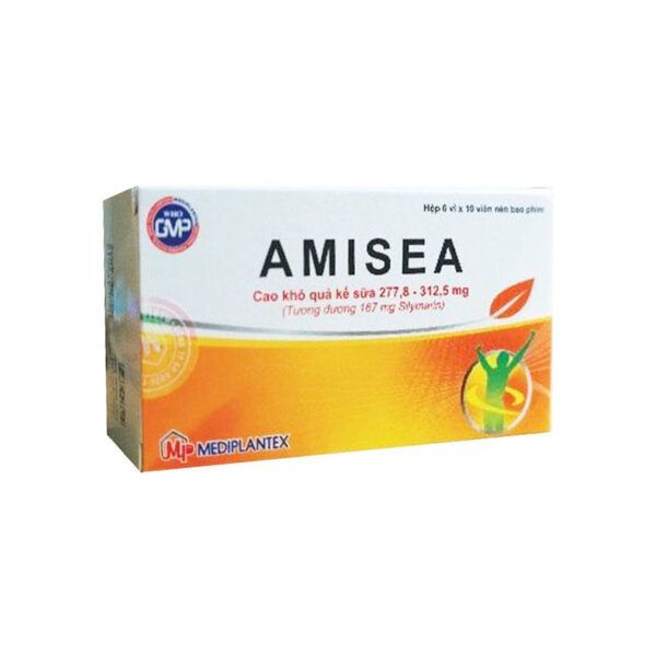 Amisea Hộp 60 Viên - Điều Trị Viêm Gan Mạn Tính