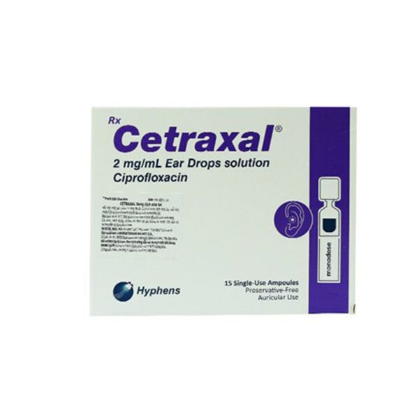 Cetraxal Hộp 15 Ống - Điều Trị Viêm Tai Ngoài