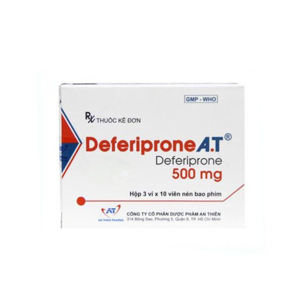 Deferiprone A.T hộp 30 viên