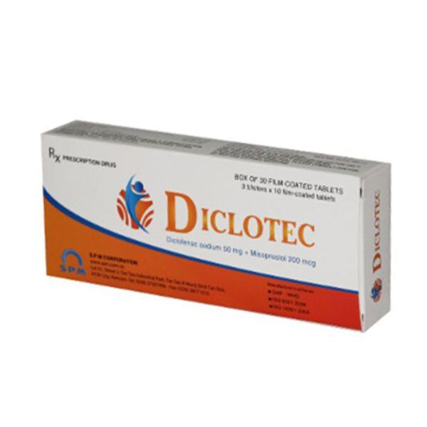 Diclotec Hộp 30 Viên