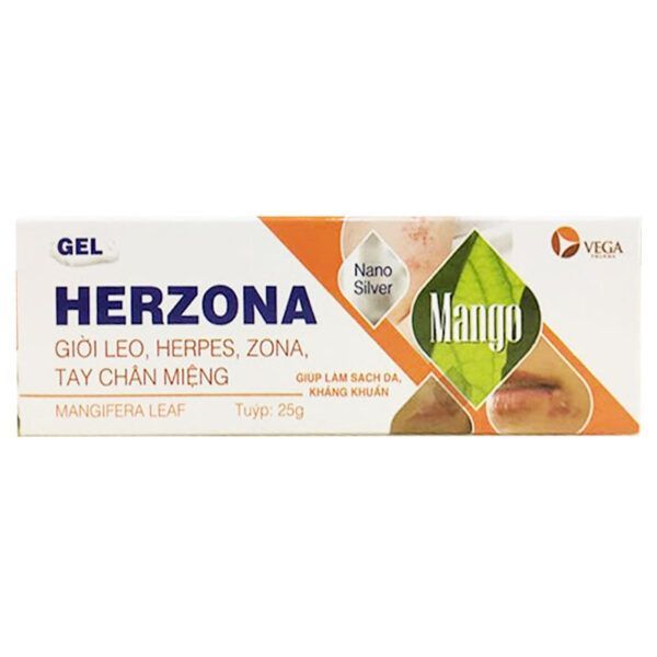 Herzona Tuýp 25g - Kháng Khuẩn, Làm Sạch Da