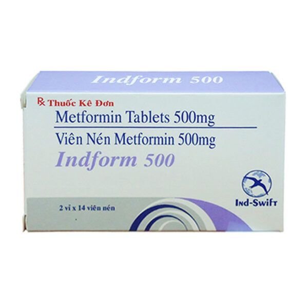 Indform 500 Hộp 28 Viên - Ðiều Trị Bệnh Đái Tháo Đường