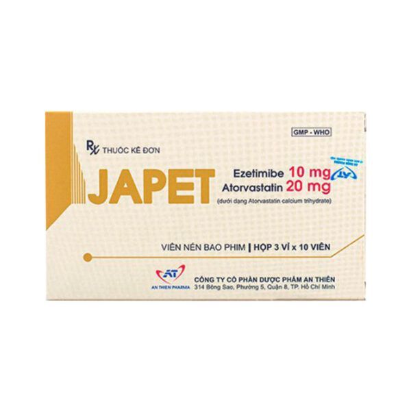 Japet Hộp 30 Viên - Làm Giảm Cholesterol Trong Máu