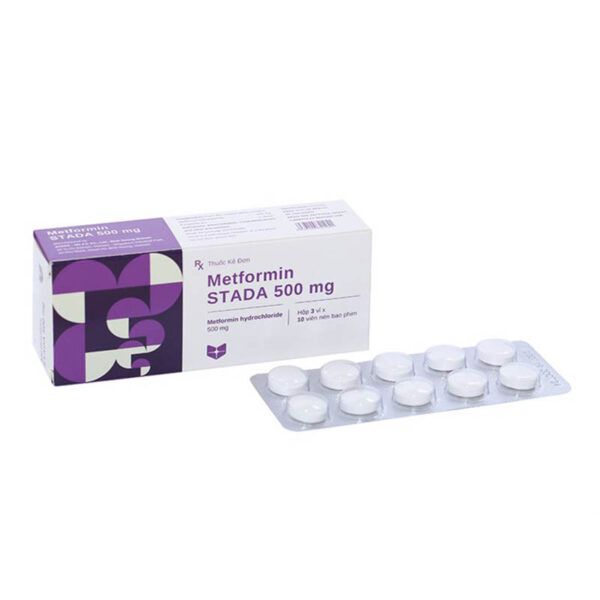 Metformin Stada 500mg hộp 30 viên