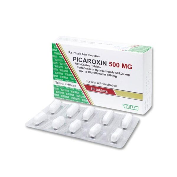 Picaroxin 500mg hộp 10 viên