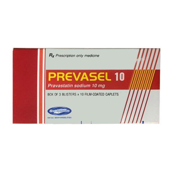 Prevasel 10 Hộp 30 Viên - Điều Trị Tăng Cholesterol Máu