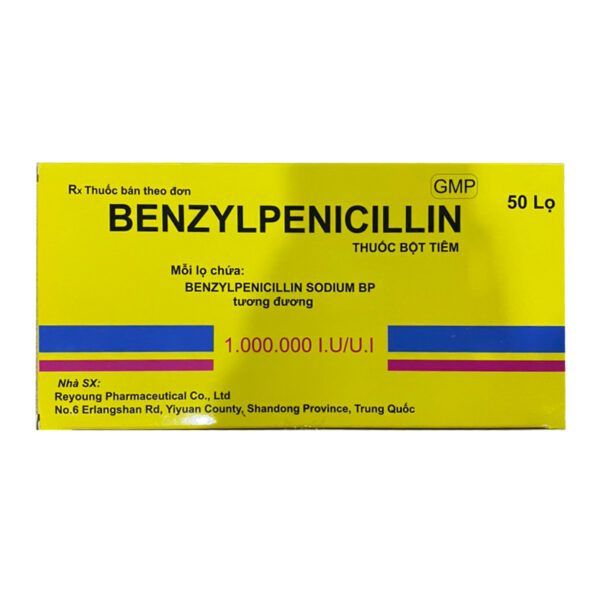 Benzylpenicillin hộp 50 lọ