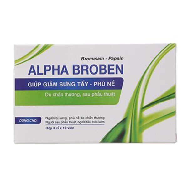 Alpha Broben Hộp 30 Viên