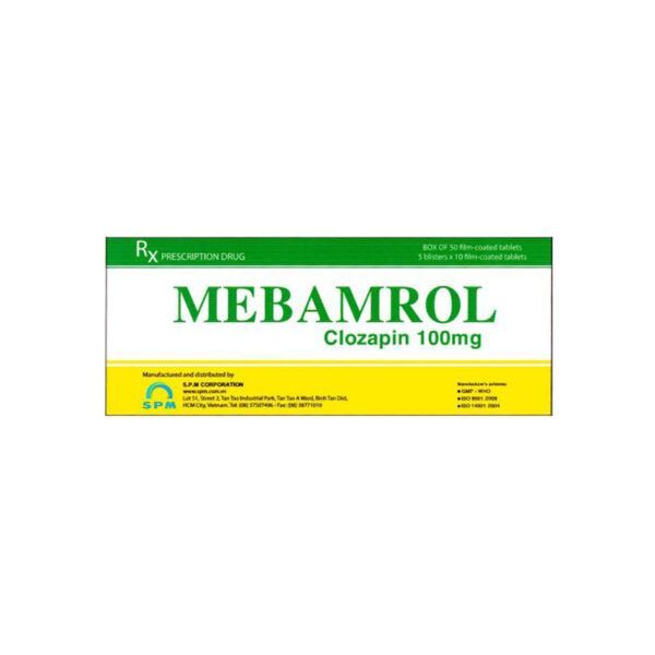 Mebamrol Hộp 50 Viên