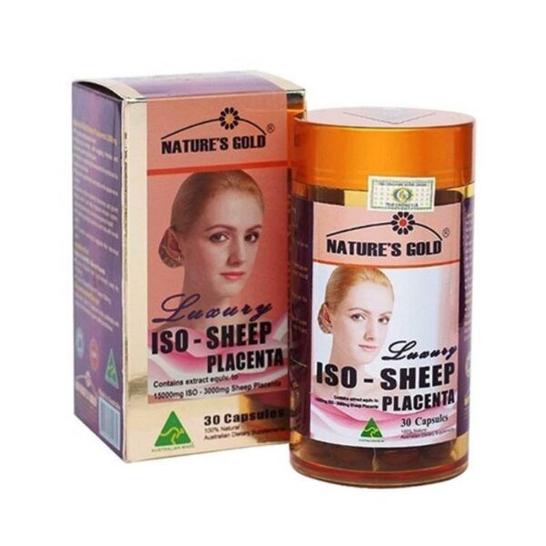 Iso Sheep Placenta Hộp 30 Viên - Cân Bằng Nội Tiết Tố Nữ