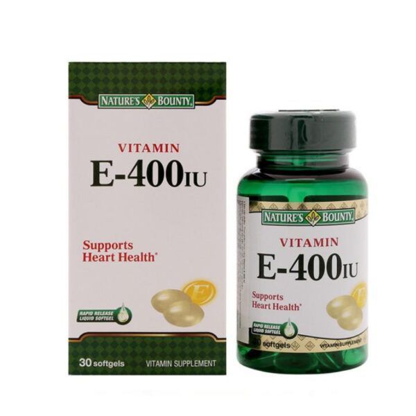 Nature's Bounty Vitamin E 400 Lọ 30 Viên - Bổ Sung Vitamin E