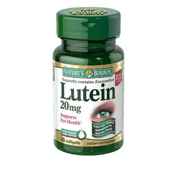 Nature’s Bounty Lutein 20mg Lọ 30 Viên - Viên Uống Bổ Mắt