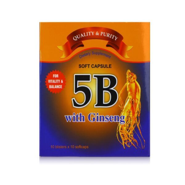 5B With Ginseng Hộp 100 Viên - Bổ Sung Vitamin 5B