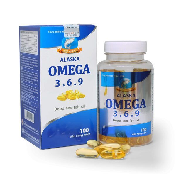 Alaska Omega 369 Lọ 100 Viên - Sáng Mắt , Tăng Cường Thị Lực