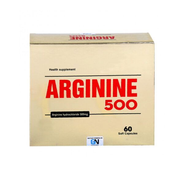 Arginine 500 Hộp 60 Viên - Tăng Cường Chức Năng Gan