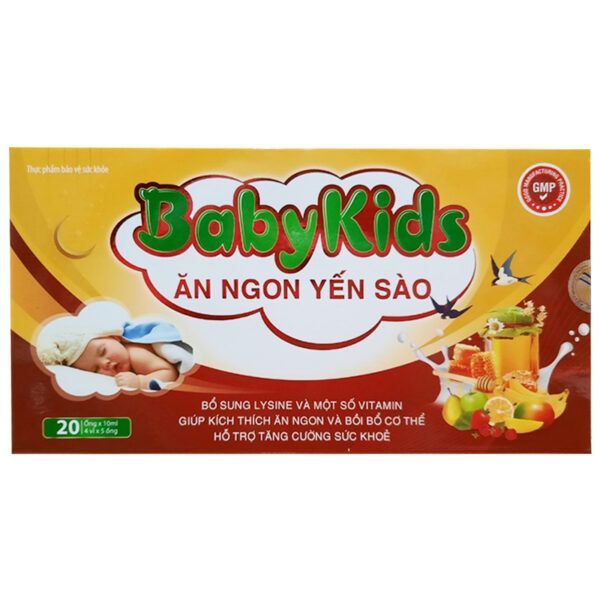 BabyKids Ăn Ngon Yến Sào - Hộp 20 Ống