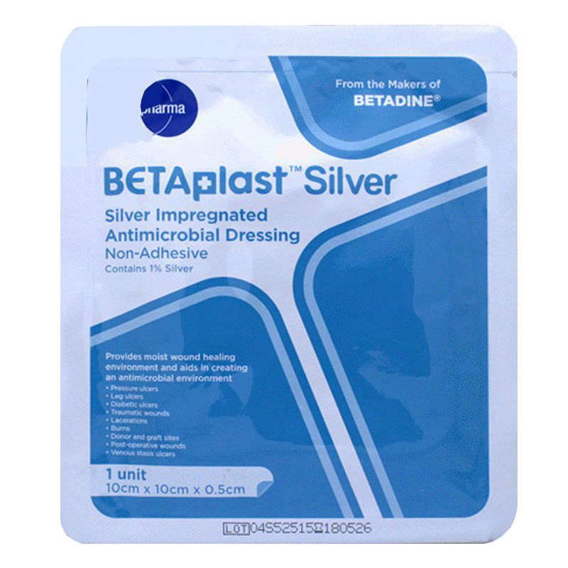 Betaplast Silver Hộp 10 Miếng - Miếng Dán Băng Vết Thương