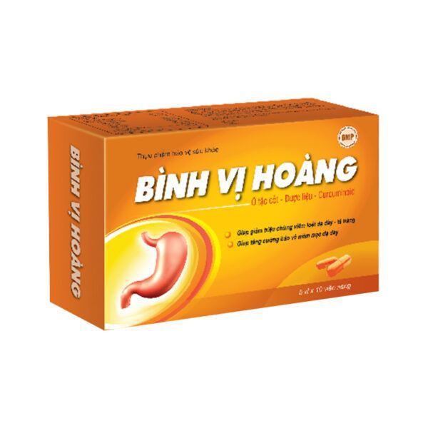 Bình Vị Hoàng Hộp 50 Viên - Giảm Các Triệu Chứng Đầy Bụng