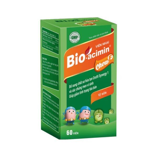 Bio Acimin ChewF Lọ 60 Viên - Tăng Sức Đề Kháng Cơ Thể