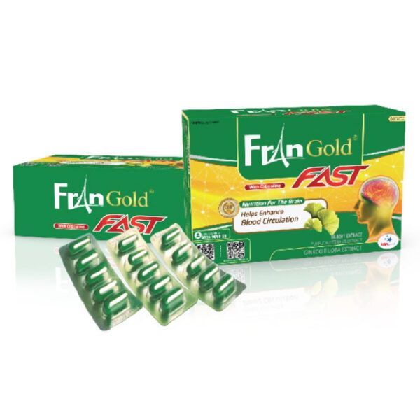 FranGold Fast Hộp 60 Viên - Tăng Cường Tuần Hoàn Máu