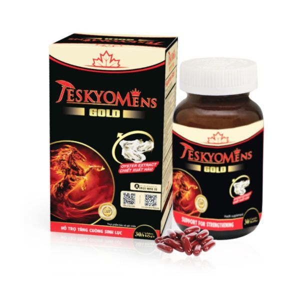 Jeskyomens Gold Lọ 30 Viên - Tăng Cường Sinh Lực Nam Giới