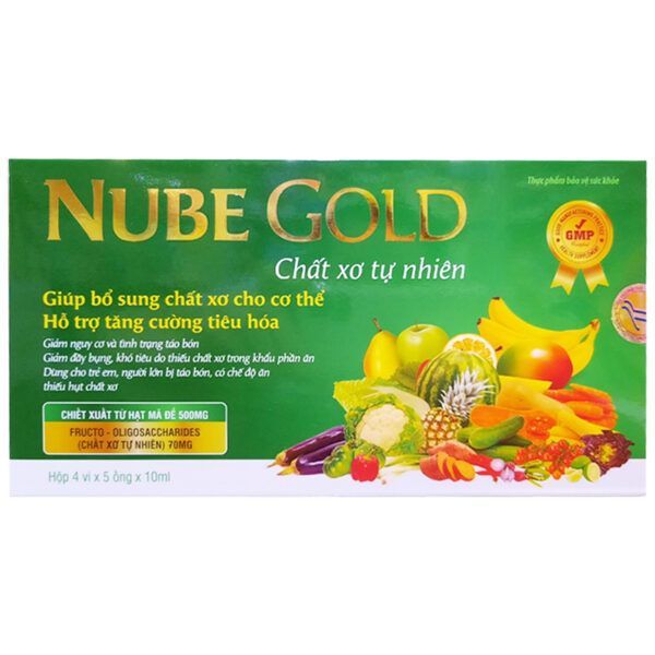 Nube Gold Hộp 20 Ống - Bổ Sung Chất Xơ Cho Cơ Thể