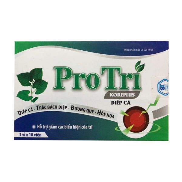 ProTri Hộp 30 Viên - Giảm Các Biểu Hiện Của Trĩ