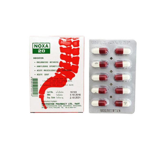 Noxa 20 Piroxicam Hộp 10 Viên - Viên Uống Trị Viêm Khớp Gout