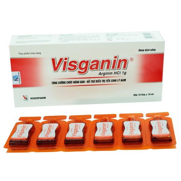 Visganin Hộp 18 Ống - Tăng Cường Chức Năng Gan