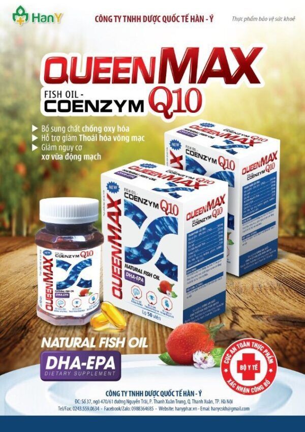 QUEENMAX - Chống Oxy Hóa, Xơ Vữa Động Mạnh