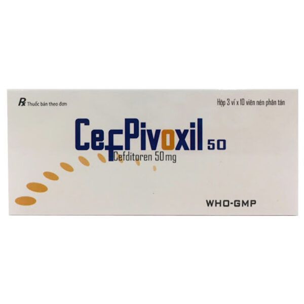 Cefpivoxil 50 Hộp 30 Viên - Điều Trị Nhiễm Trùng