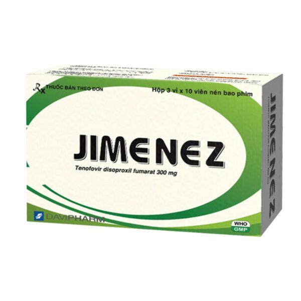 Jimenez Hộp 30 Viên - Điều Trị Viêm Gan Siêu Vi B