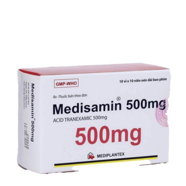 Medisamin 500mg Hộp 100 Viên - Phòng Ngừa Chảy Máu Kết Hợp