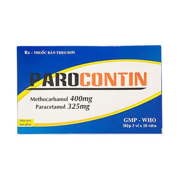 Parocontin Hộp 30 Viên - Giảm Đau Co Thắt Cơ