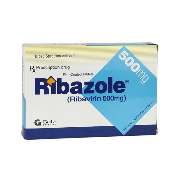 Ribazole 500mg Hộp 10 Viên - Điều Trị Viêm Gan