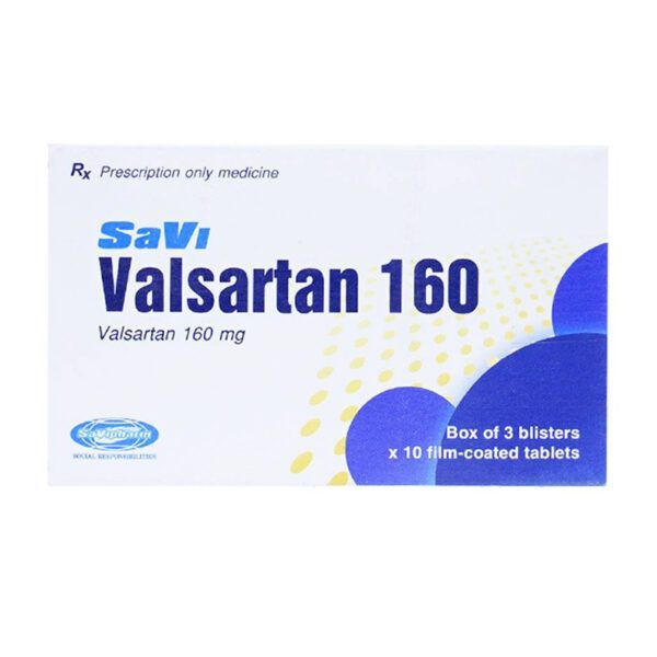 Savi Valsartan 160 Hộp 30 Viên - Điều Trị Suy Tim